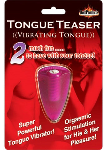 Tongue Teaser Pink Vibrator by Hott Products - Finger and Tongue Vibrators