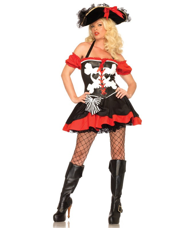 Treasure Island Temptress Sexy Adult Costume - - Fancy Dress Ups