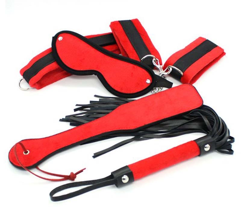 Tri-Hard Soft BDSM Kit 5 Piece - - Bondage Kits