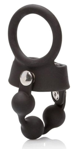 Tri-Snap Weighted Ball Spreader by California Exotics - Ball and Cock Toys