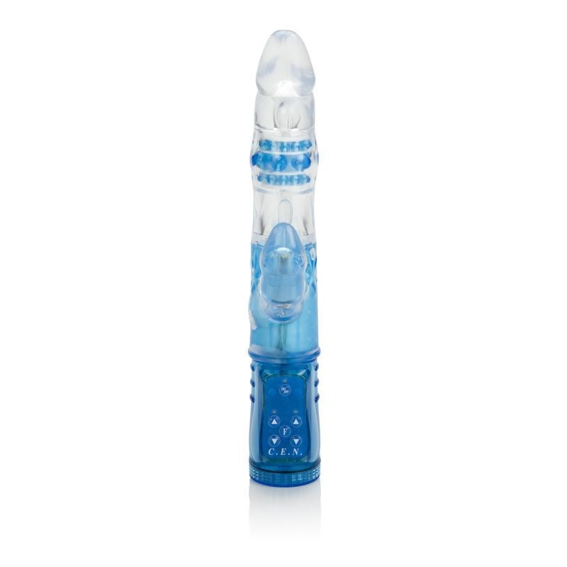 Triple Orgasm Vibe Blue - - Rabbit Vibrators