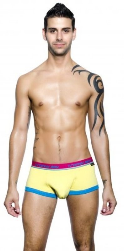 Trophy Boy Comfort Boxer Bright Yellow - L - - Jocks and G-Strings