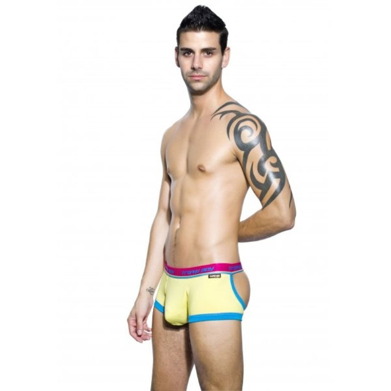 Trophy Boy Comfort Boxer Bright Yellow - L - - Jocks and G-Strings