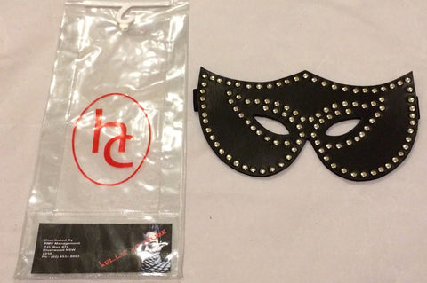Turn Me On Feline Mask Studded by Hell's Couture - Fancy Dress Ups