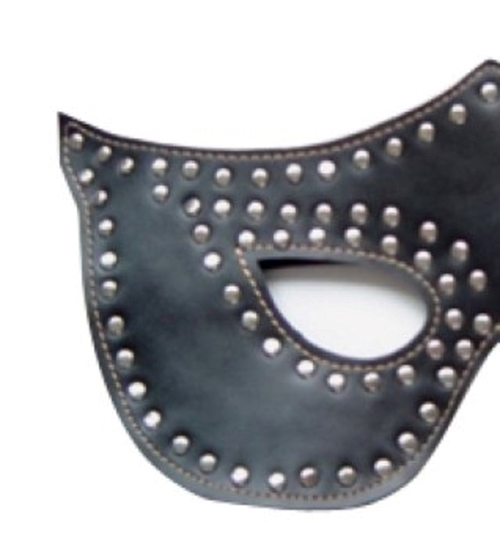 Turn Me On Feline Mask Studded - - Fancy Dress Ups