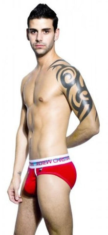 Twerk Brief Red Mens G-String by Andrew Christian - Jocks and G-Strings