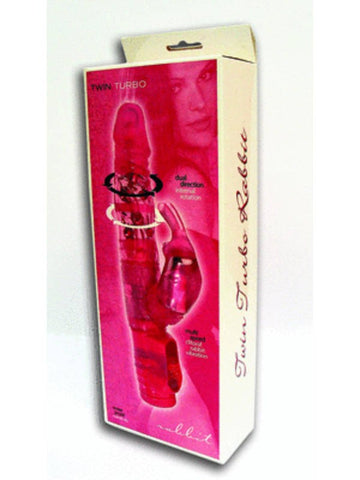 Twin Turbo Rabbit Vibrator by Seven Creations - Rabbit Vibrators