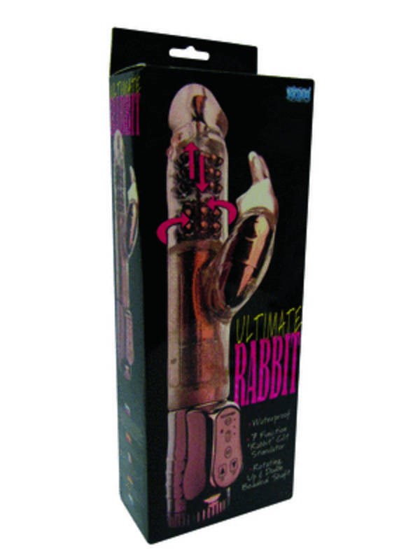 Ultimate Rabbit 7 Function Rotating Up Down Beaded Shaft - - Rabbit Vibrators