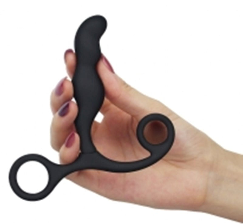 Ultimate Silicone P-Spot Teaser Black - - Prostate Toys