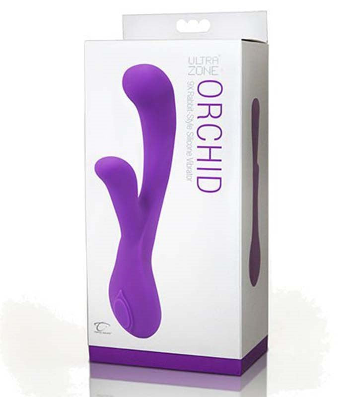 UltraZone Orchid 9x Rabbit Style Vibe - - Rabbit Vibrators