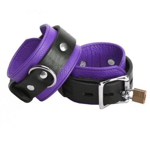 Underground Asylum Lockable Wrist Cuffs by Hell's Couture - Cuffs and Restraints