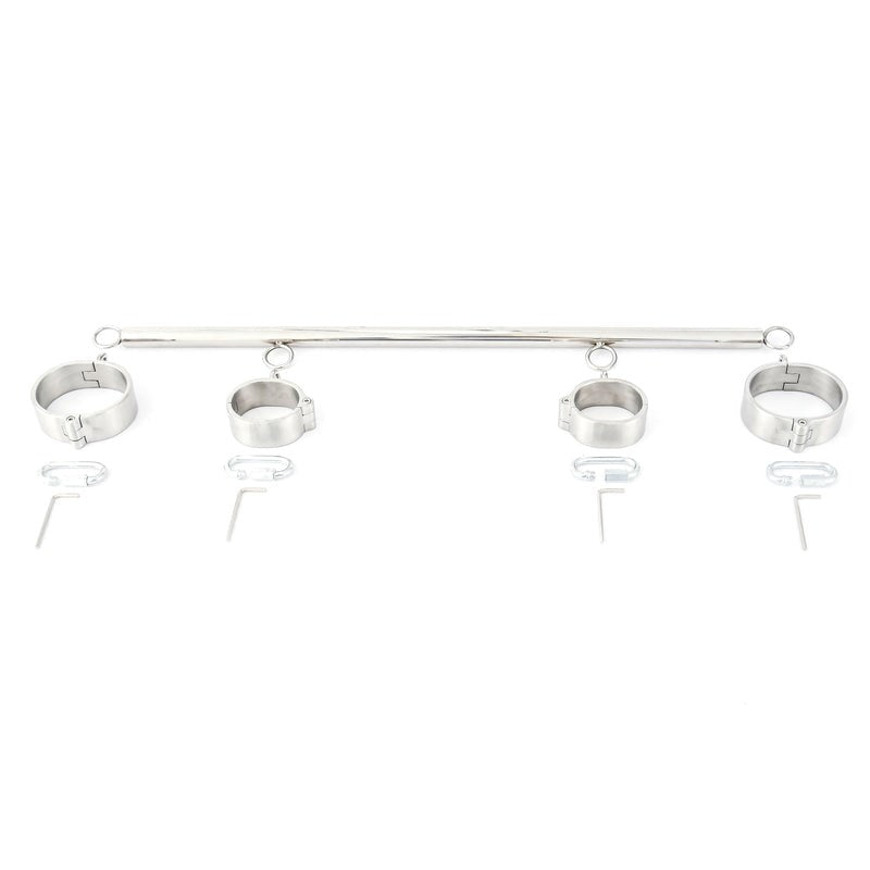 Unisex Heavy Duty Stainless Steel Wrist-Ankle Spreader - - Spreaders and Hangers