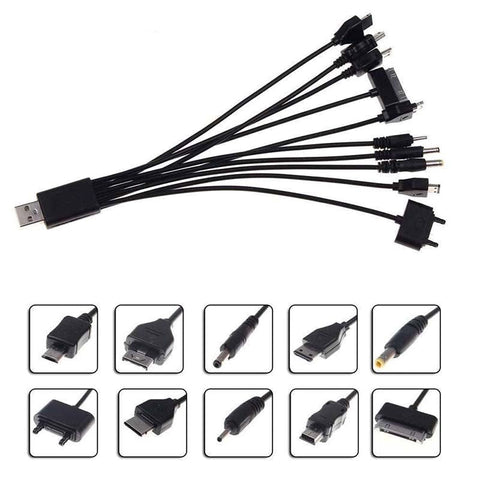 USB Multiple Cable Charger by BDStyle - Vibrator Accessories
