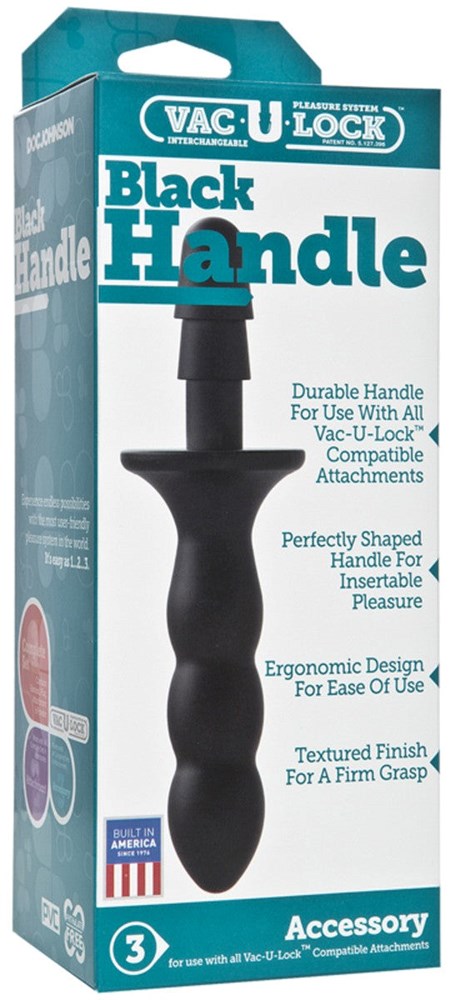 Vac-U-Lock Black Handle - - Non-Realistic Dildos