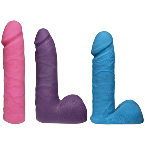 Vac-U-Lock Dual Density Dildo Set by Doc Johnson - Sex Kits