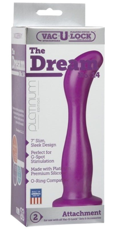 Vac-U-Lock Platinum Edition The Dream No 14 Purple - - Strap On Sextoys