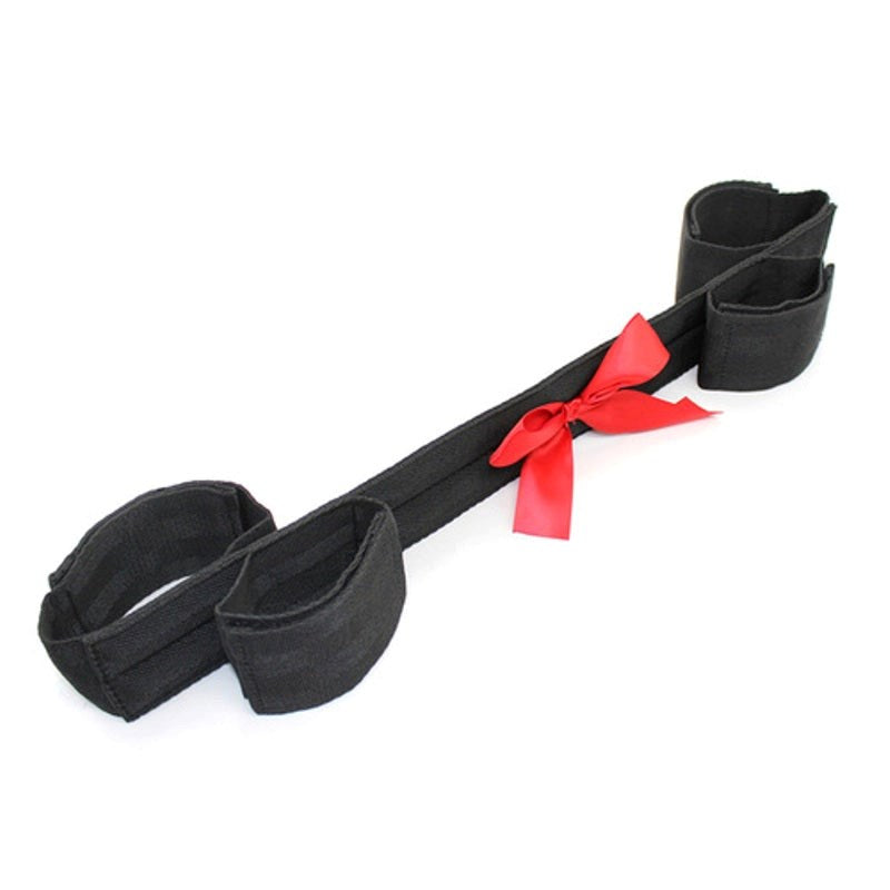 Velcro Ankle to Wrist Restraints with Bowknot - - Collars And Cuffs