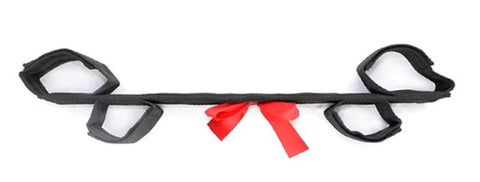 Velcro Ankle to Wrist Restraints with Bowknot by BDStyle - Cuffs and Restraints