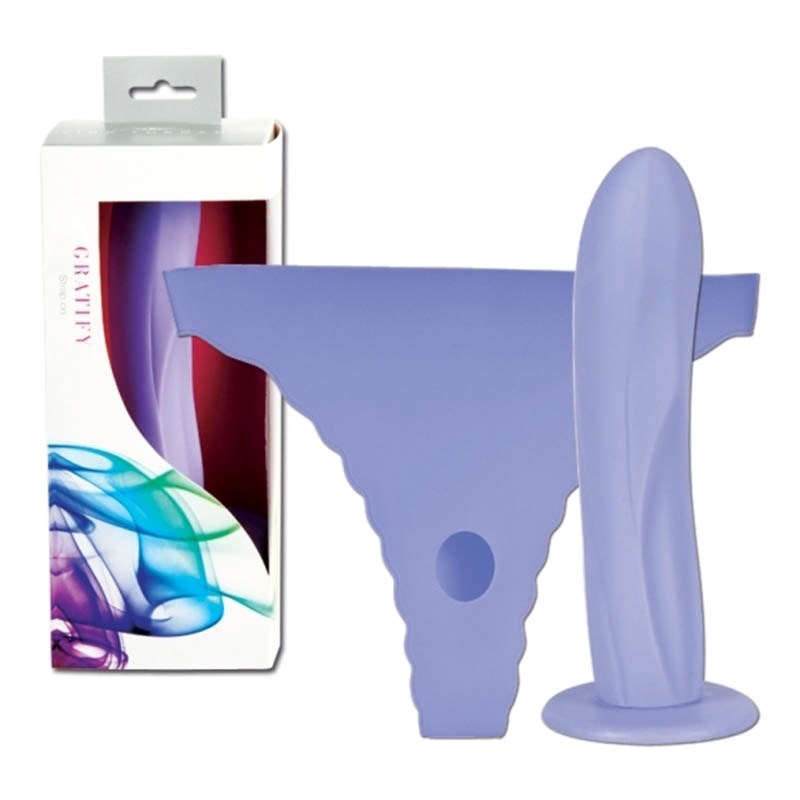 Vibe Therapy Gratify L/XL Lavender - - Strap On Sextoys