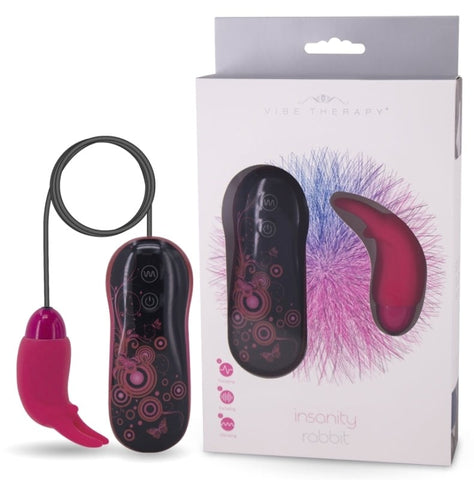 Insanity Dual Motor Rabbit Vibrator by Vibe Therapy - Personal Massagers