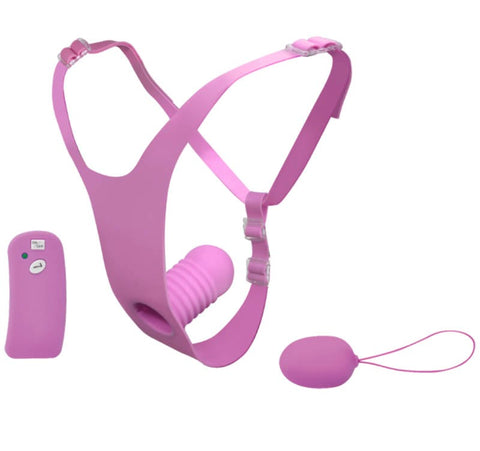 Intimacy Remote Control Wearable Vibrator by Vibe Therapy - Strap On Sextoys
