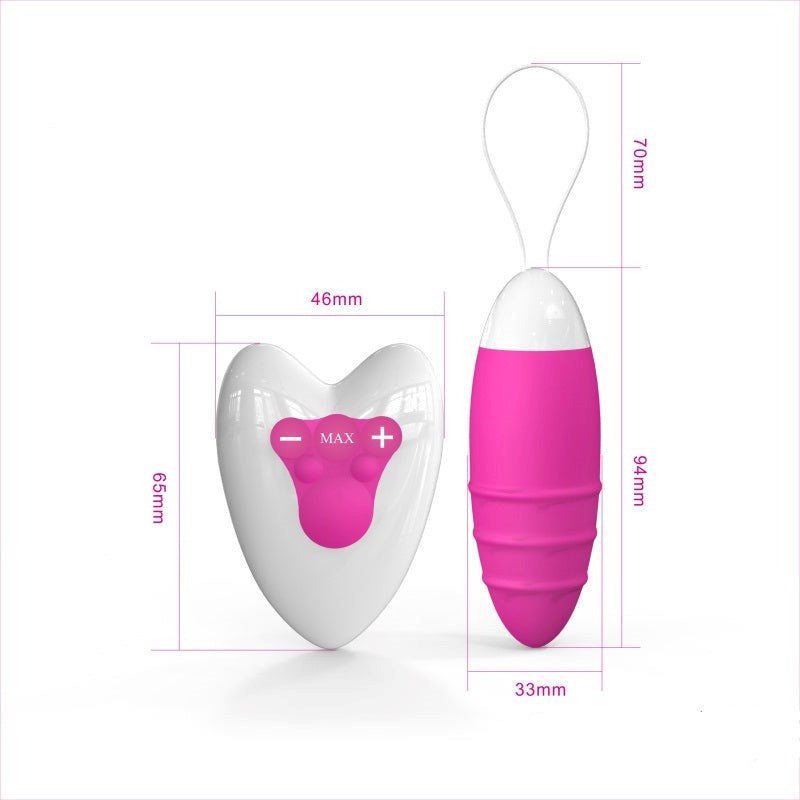 Vibrating Love Egg Pink - - Personal Massagers