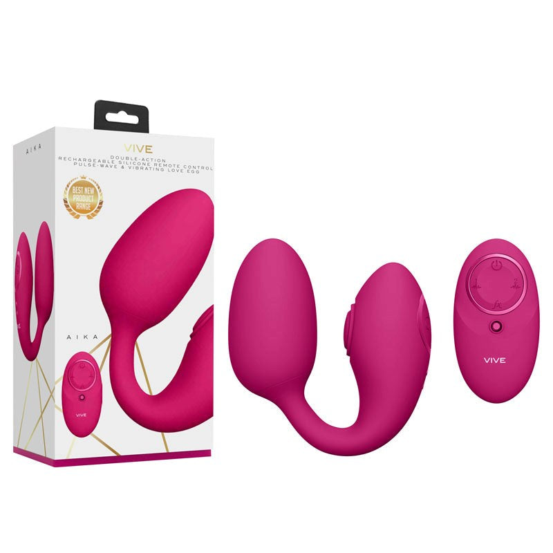 Vive AIKA Pulse-Wave & Vibrating Egg - - Love Eggs and Kegel Exercisers