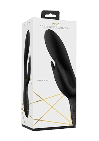 Vive Zosia Black Rabbit Vibrator by Shots Toys - Rabbit Vibrators