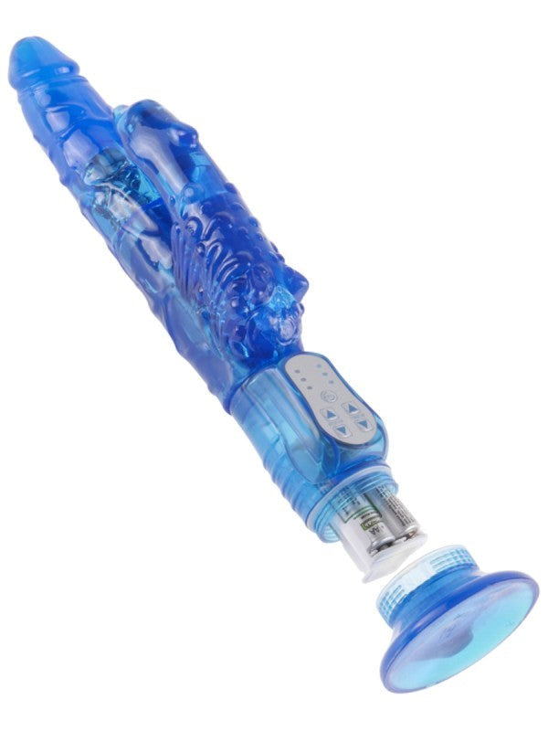 Wallbanger Clitty Twister Blue - - Rabbit Vibrators