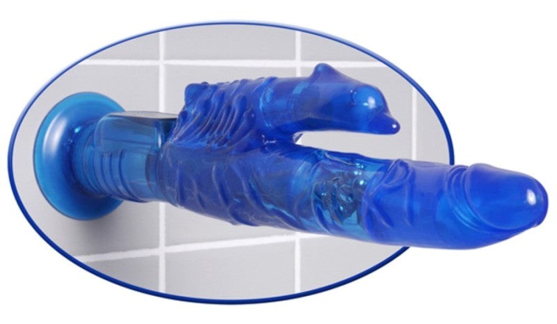 Wallbanger Clitty Twister Blue - - Rabbit Vibrators