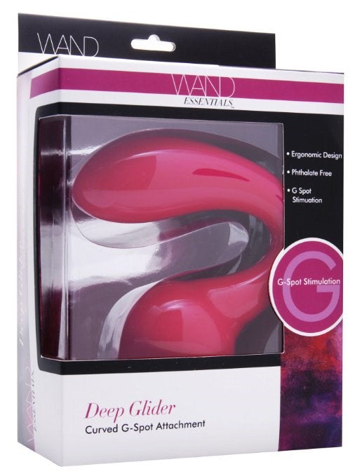 Wand Essentials Deep Glider Wand Massager Attachment Pink - - Body Wands