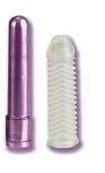 Waterproof Micro Massager with Silicone Sleeve - - Bullet Vibrators