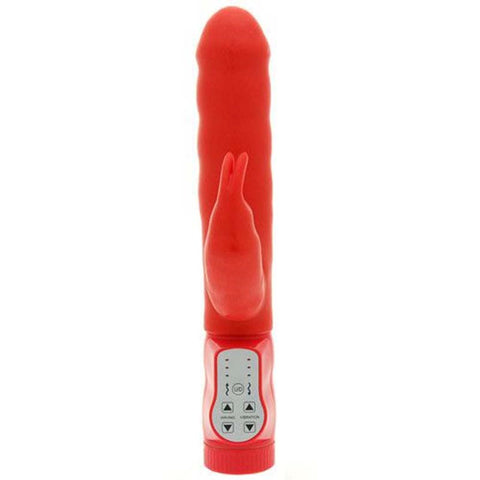Waver Bunny Red Rabbit Vibrator by Seven Creations - Rabbit Vibrators