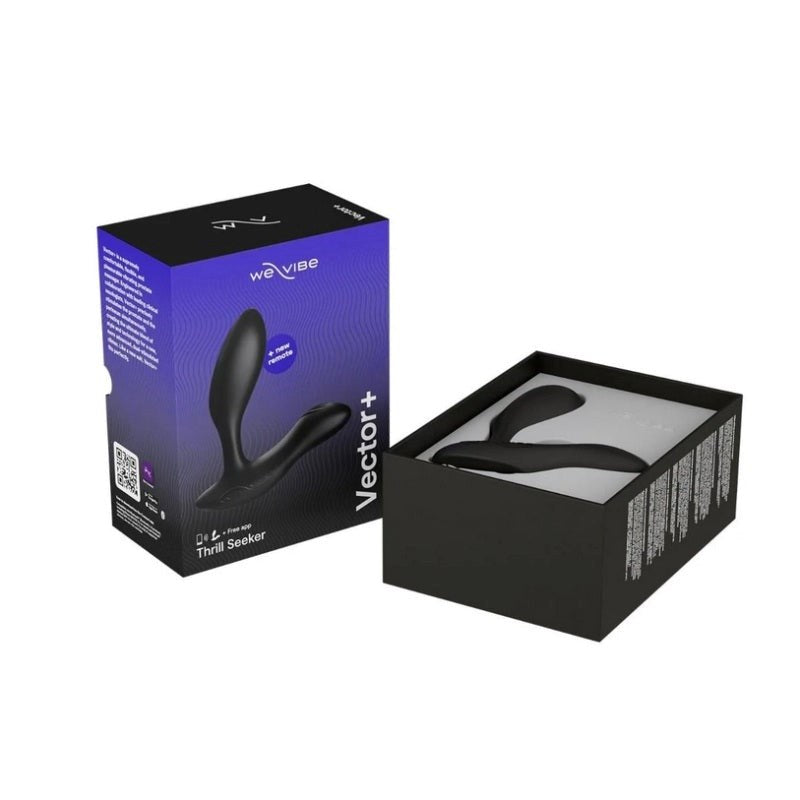 We-Vibe Vector + Charcoal Black - - Sex Kits