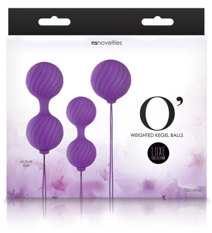 Weighted Kegel Balls Purple - - Love Eggs and Kegel Exercisers