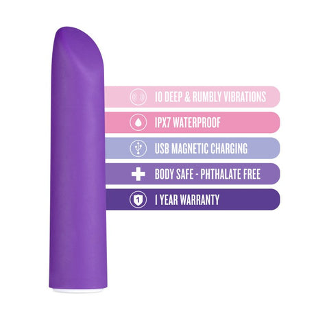 Wellness Power Rechargeable Vibe by Blush Novelties - Bullet Vibrators