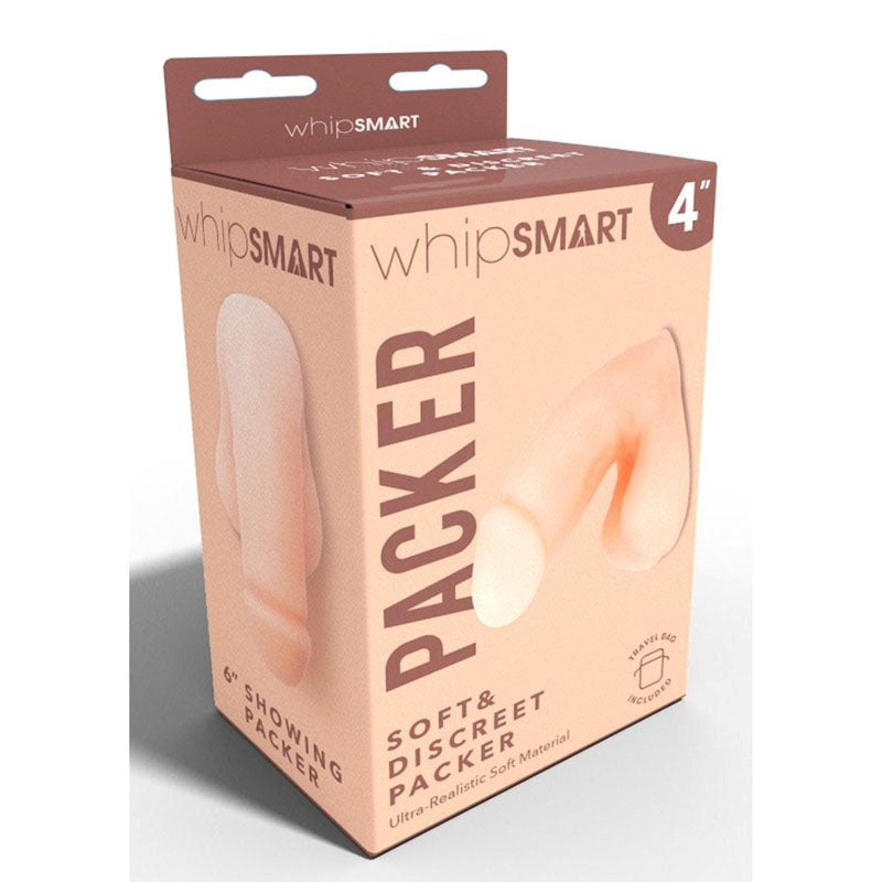 WhipSmart 4'' Soft & Discreet Packer - Flesh - - Party Gifts and Novelties