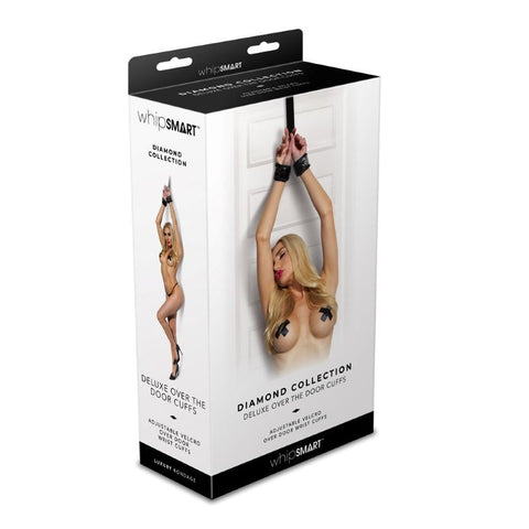 WhipSmart Diamond Deluxe Over The Door Cuffs Restraints - Cuffs and Restraints