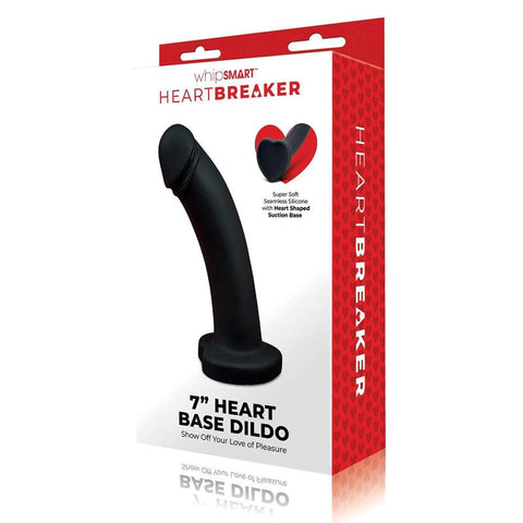 WhipSmart Heartbreaker 7'' Heart Base Dildo Dong - Realistic Dildos