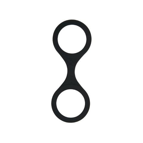 WhipSmart Silicone Handcuffs with Satin Blindfold - Cuffs and Restraints