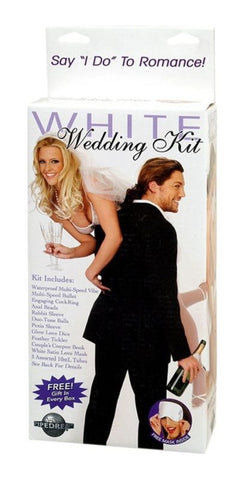 10 Piece White Wedding Adult Toys Kit by Pipedream - Sex Kits