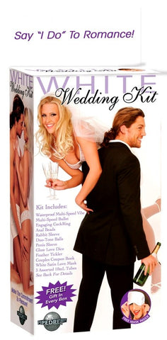 10 Piece White Wedding Adult Toys Kit by Pipedream - Sex Kits