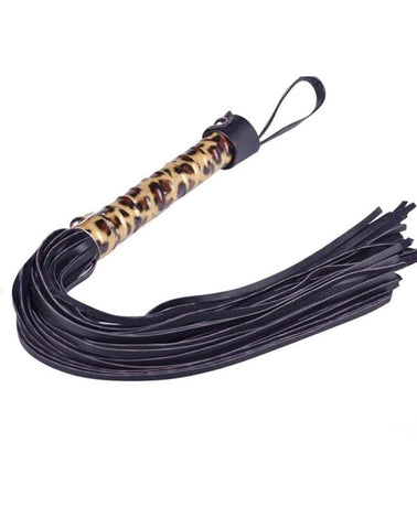 Wild Leopard Bondage Whip by BDStyle - Whips And Crops