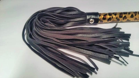 Wild Leopard Bondage Whip by BDStyle - Whips And Crops