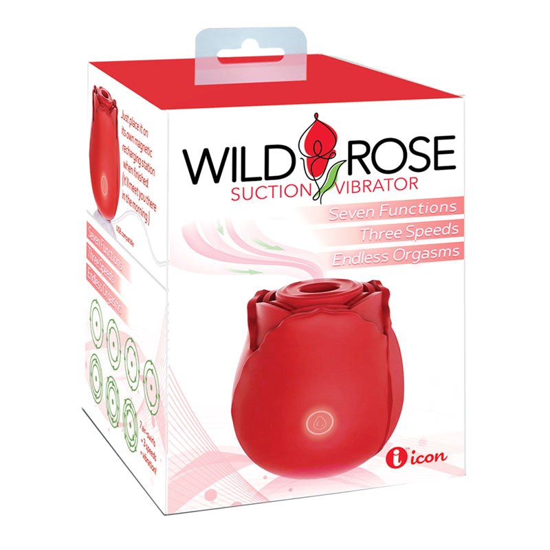 Wild Rose SUCTION VIBRATOR Air Pulse Stimulator - - Clit Ticklers and Pulsators