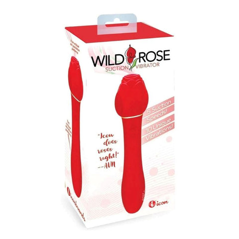 Wild Rose Vibrator Air Pulse Stimulator by Icon Brands - G-Spot Vibrators