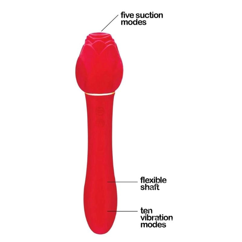 Wild Rose VIBRATOR Air Pulse Stimulator - - G-Spot Vibrators