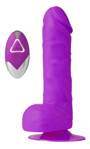 Wireless Silicone 7" Penis Shaped Vibrator - Realistic Dildos