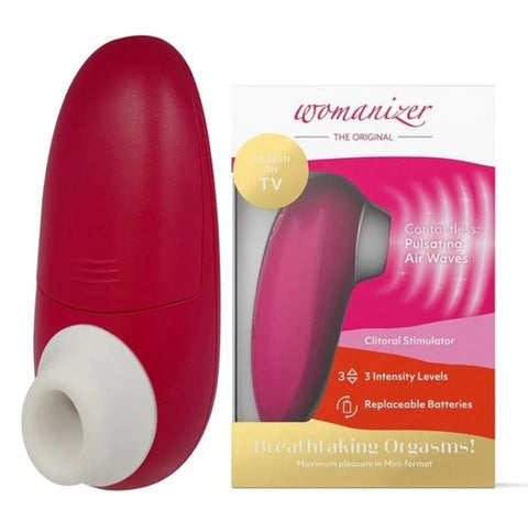 Womanizer Clit Vibrator Red by Lovehoney - Clit Ticklers and Pulsators