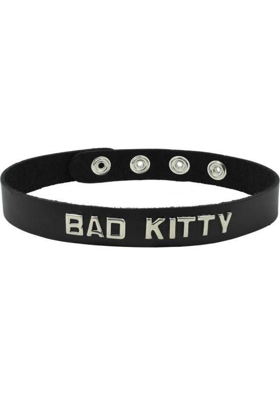 Wordband Collar - BAD KITTY - - Collars And Cuffs